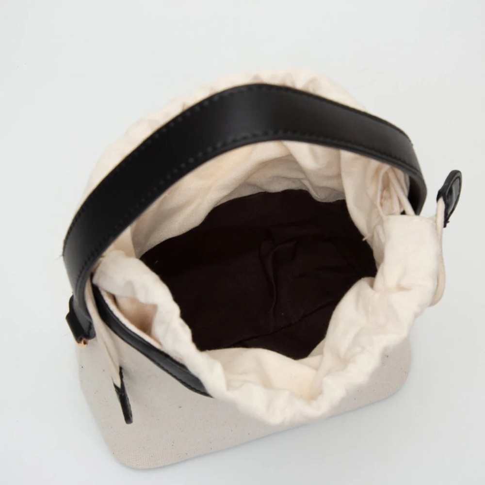 Kiersten Canvas Drawstring Satchel Bag - Picture 2 of 4